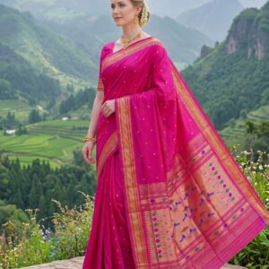 Gulabi Paithani