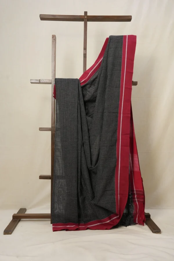 Handloom pure cotton Ilkal — actual saree