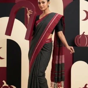Handloom pure cotton Ilkal — model main