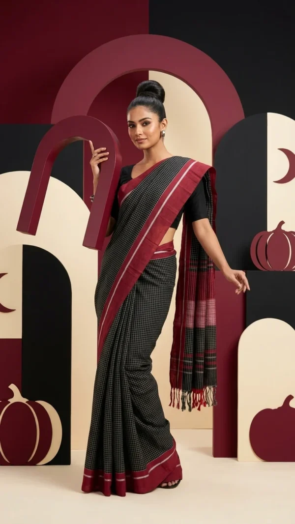 Handloom pure cotton Ilkal — model main